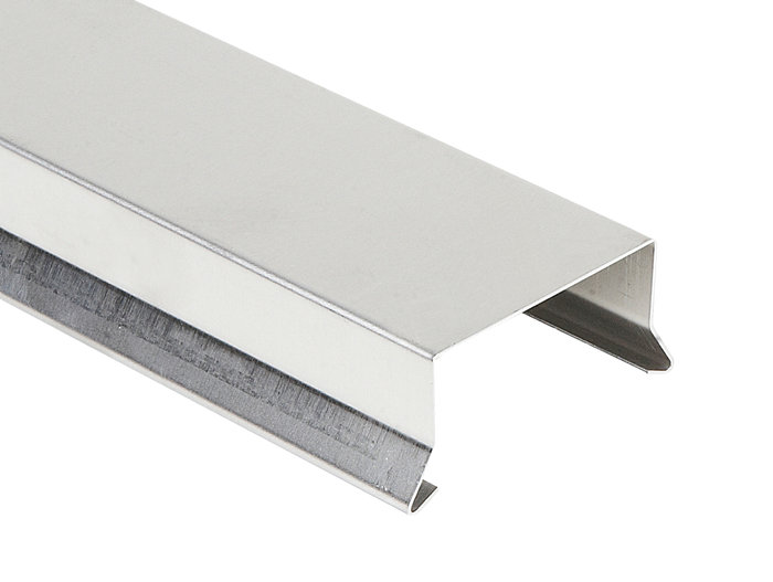 Sternkapsel lige alu 45 x 25 mm x 100 cm